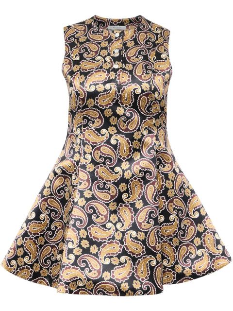 JW Anderson paisley-print mini dress - Black - zdjęcie produktu nr 1