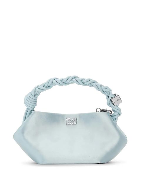 GANNI Bou satin mini bag - Blue - zdjęcie produktu nr 1