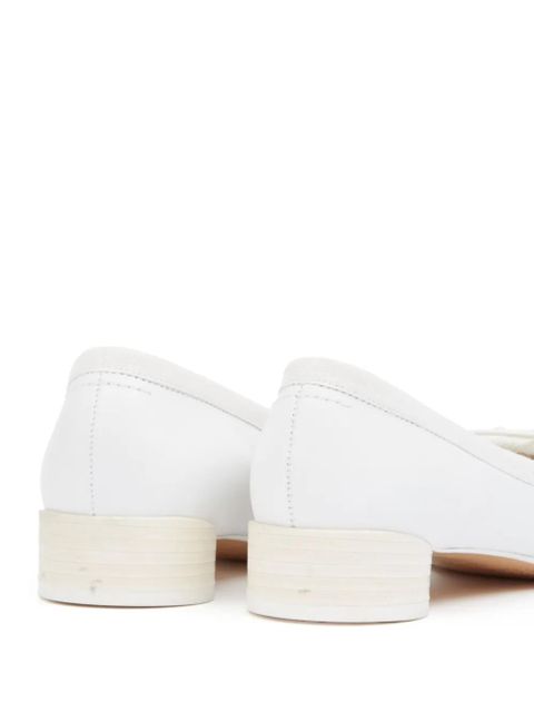 MM6 Maison Margiela 30mm Anatomic Ballerinas - White