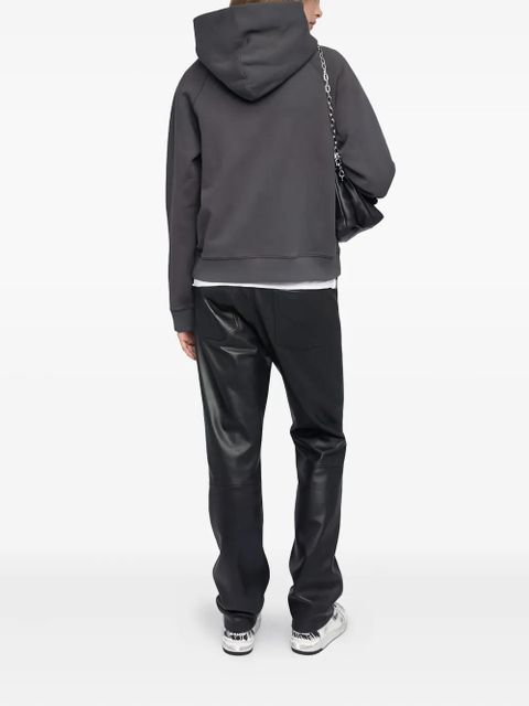 Zadig&Voltaire Georgy rock-n-roll-embroidery hoodie - Grey