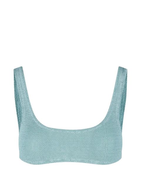 MC2 Saint Barth Naima crinkle bikini top - Blue - zdjęcie produktu nr 1