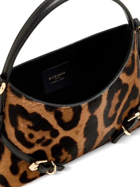 Givenchy Nano Voyou leopard-pattern top-handle tote bag - Brown