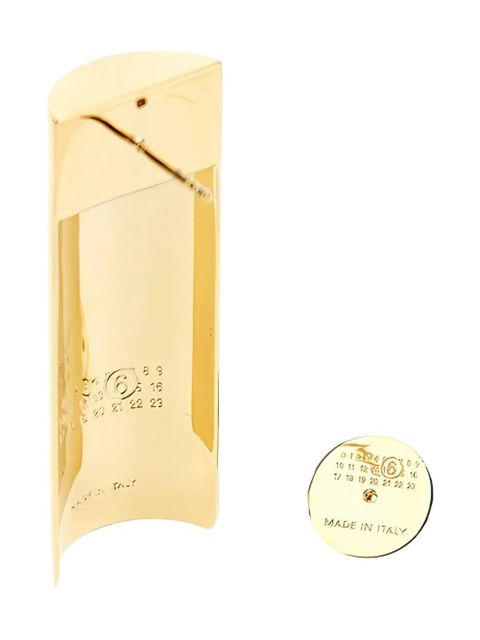 MM6 Maison Margiela Numeric earrings - Gold - zdjęcie produktu nr 2