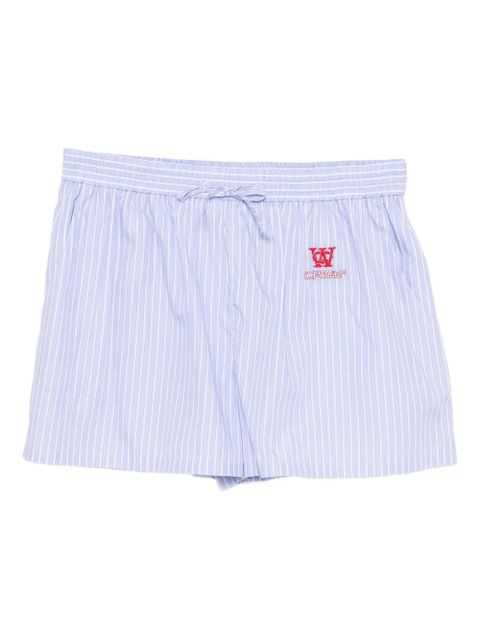 Off-White striped shorts - Blue - zdjęcie produktu nr 1