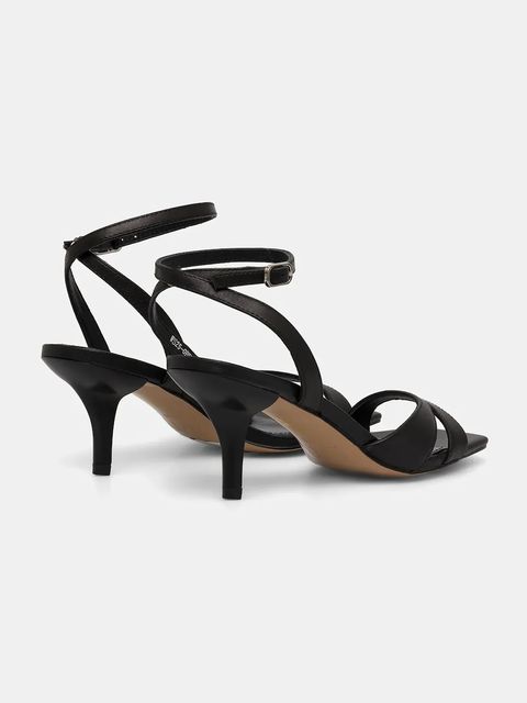 Answear.LAB sandały skórzane kolor czarny