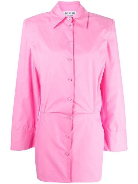 The Attico Margot mini shirtdress - Pink - zdjęcie produktu nr 1