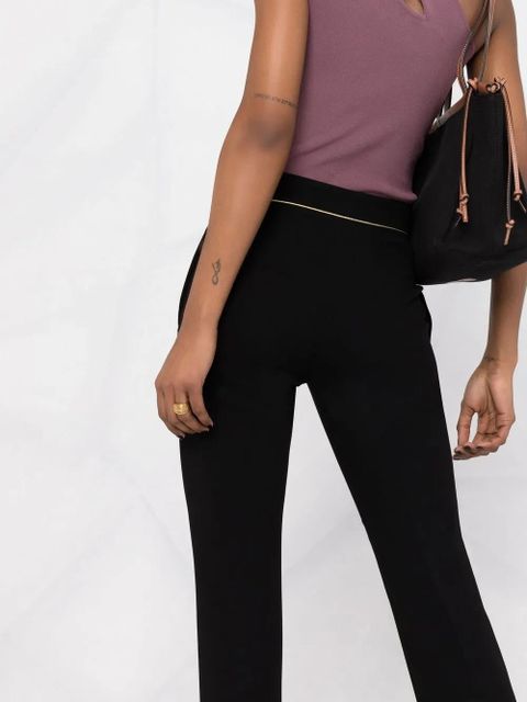 Max Mara Stella cropped tailored trousers - Black