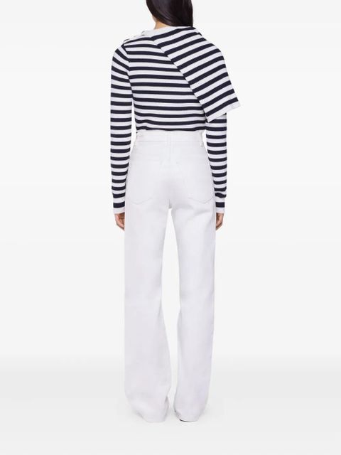 Rabanne asymmetrical striped sweater - Blue - zdjęcie produktu nr 2