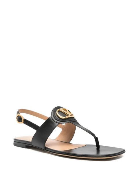 Valentino Garavani VLogo Signature slingback sandals - Black - zdjęcie produktu nr 2