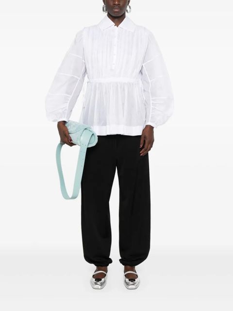 Jil Sander high-waist track trousers - Black - zdjęcie produktu nr 2