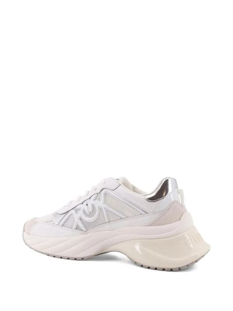 PINKO logo-appliqué sneakers - White