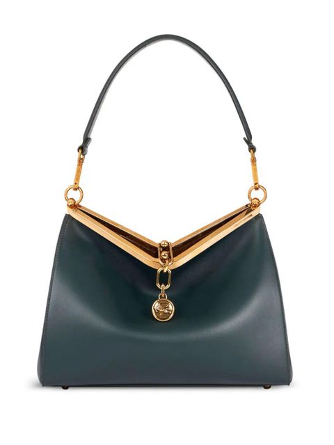 ETRO medium Vela leather shoulder bag - Green - zdjęcie produktu nr 1