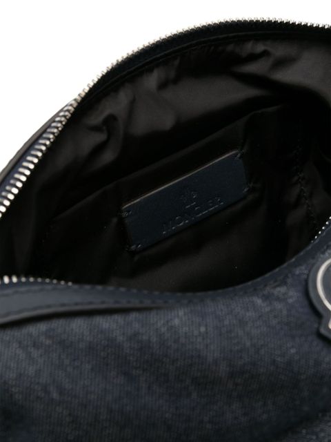 Moncler Keoni denim crossbody bag - Blue - zdjęcie produktu nr 2