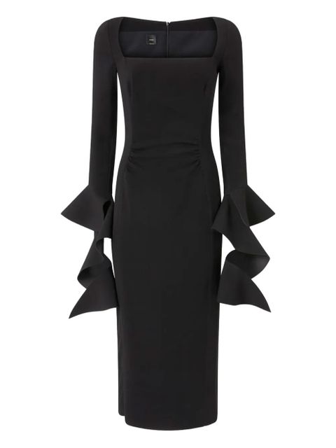PINKO Formina square-neck midi dress - Black - zdjęcie produktu nr 1