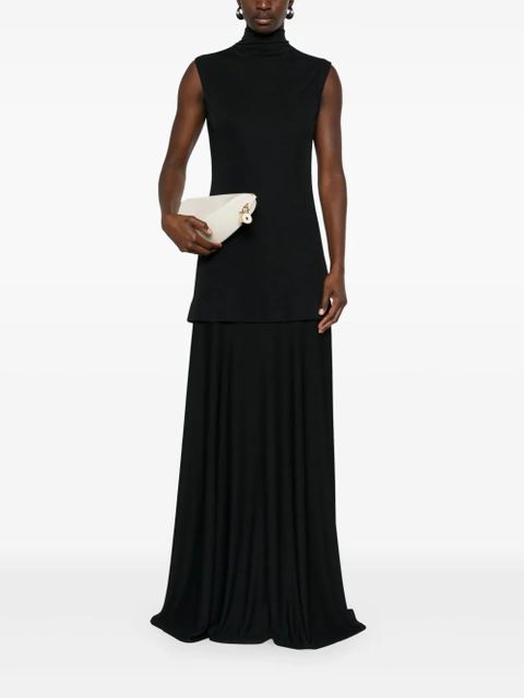 Jil Sander layered midi dress - Black