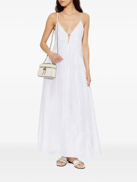 Tory Burch appliqué pleated dress - White - zdjęcie produktu nr 2