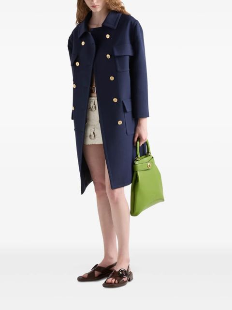 Prada double-breasted coat - Blue