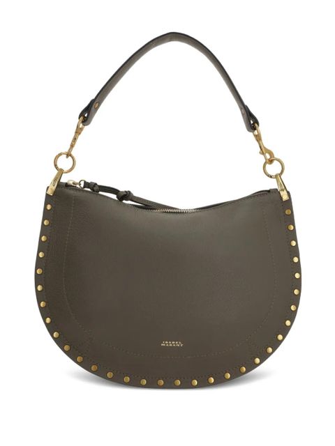 ISABEL MARANT Oskan half-moon studded tote bag - Green - zdjęcie produktu nr 2