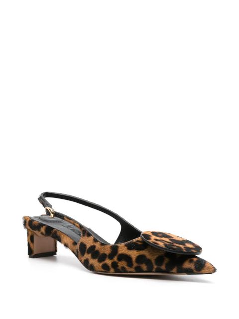 Jacquemus Les Slingbacks Duelo 40mm pumps - Brown - zdjęcie produktu nr 2