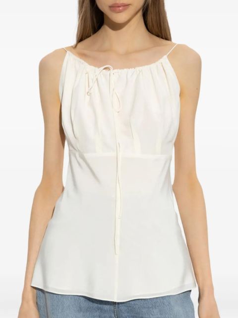 TOTEME silk top - WHITE