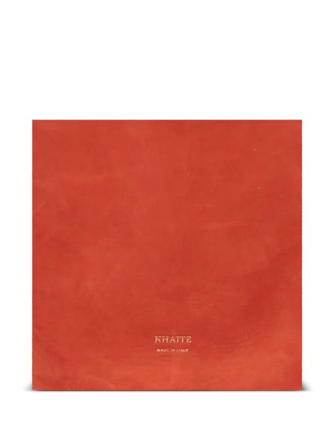 KHAITE hexagonal-shaped tote bag - Orange