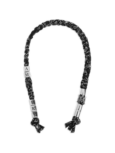 AMIRI Braided keyring - Silver - zdjęcie produktu nr 2