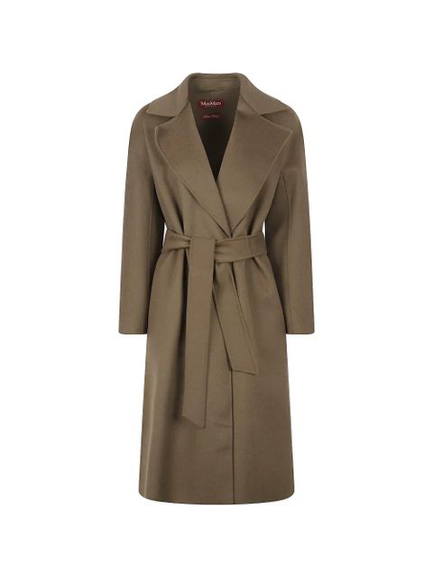 Max Mara lapel belted coat - Brown - zdjęcie produktu nr 1