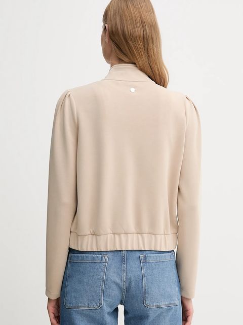 Joop! bluza damska kolor beżowy gładka 30047776