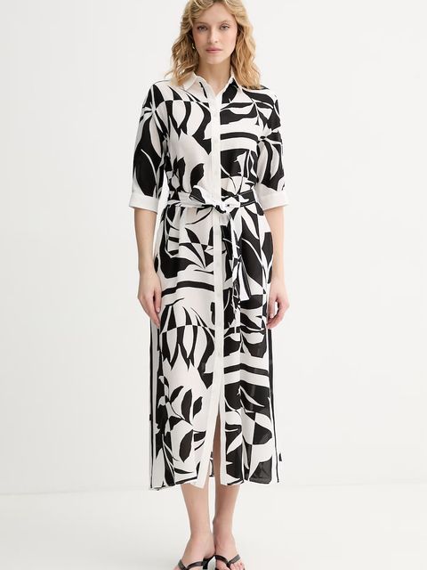 Max Mara Beachwear sukienka letnia jedwabna ANGIO - zdjęcie produktu nr 1