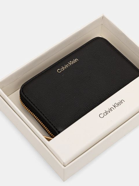 Calvin Klein portfel damski kolor czarny LV04F1091G
