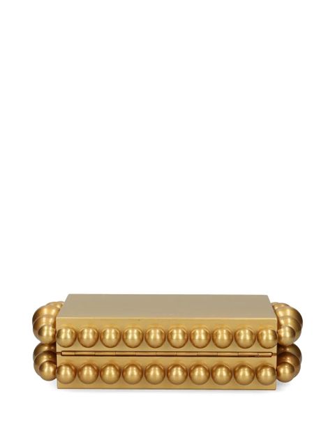 Cult Gaia bead-embellished clutch bag - Gold - zdjęcie produktu nr 2