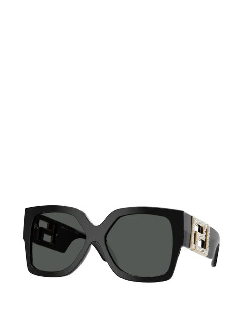 Versace Greca square-frame sunglasses - Black - zdjęcie produktu nr 2