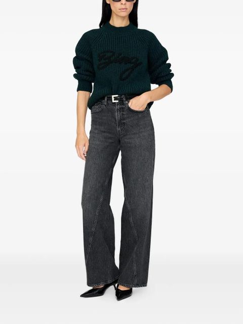 ANINE BING Kendrick jumper - Green - zdjęcie produktu nr 2