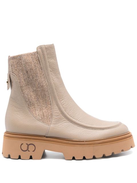 Casadei leather Chelsea boots - Neutrals - zdjęcie produktu nr 1
