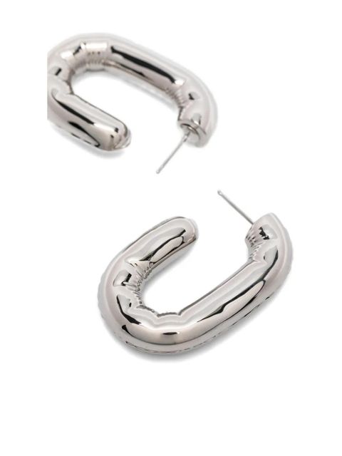 Rabanne chunky-hoop earrings - Silver