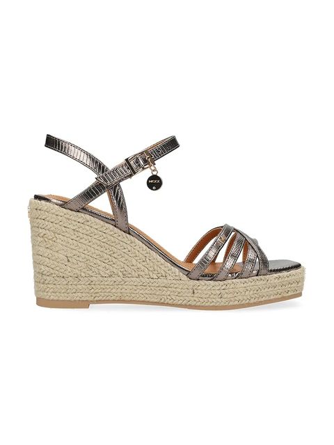 Mexx espadryle na koturnie damskie NOEMI PAKINA Heeled sandal - zdjęcie produktu nr 1
