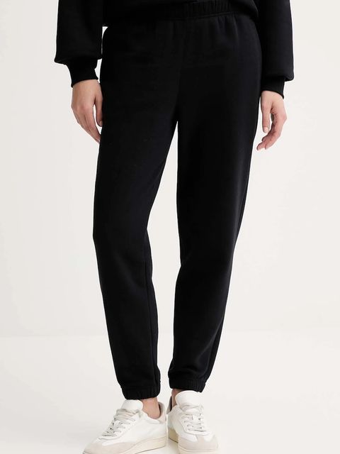 MUUV. spodnie dresowe MUUV. x Answear damskie kolor czarny melanżowe - zdjęcie produktu nr 1