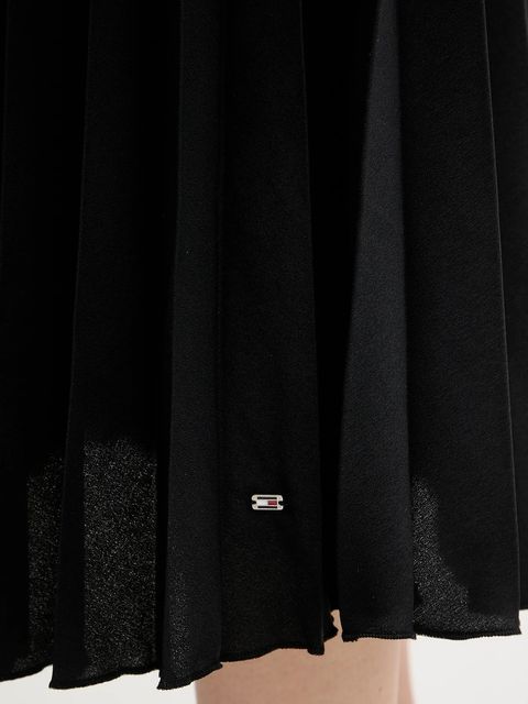 Tommy Hilfiger sukienka kolor czarny maxi rozkloszowana WW0WW44491