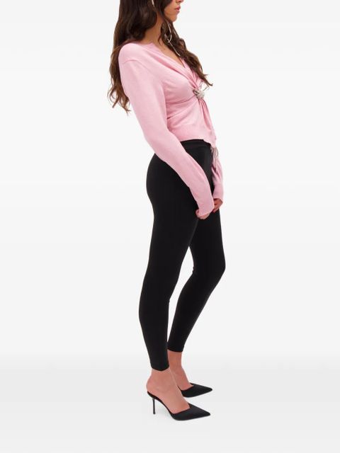 AREA crystal-knot cardigan - Pink - zdjęcie produktu nr 2