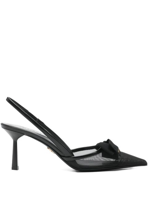 Prada bow pointed-toe pumps - Black - zdjęcie produktu nr 1