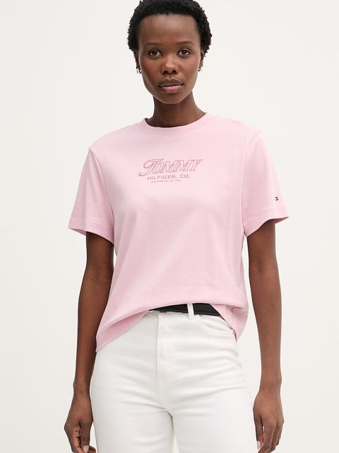 Tommy Hilfiger t-shirt damski bawełniany SUMMER - zdjęcie produktu nr 2