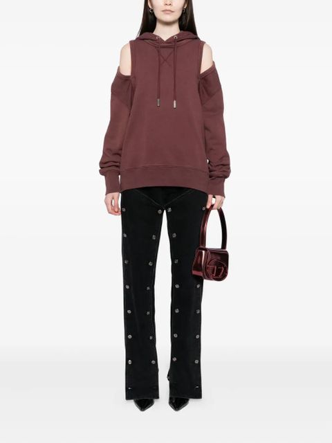 Jean Paul Gaultier cut-out hoodie - Red - zdjęcie produktu nr 2