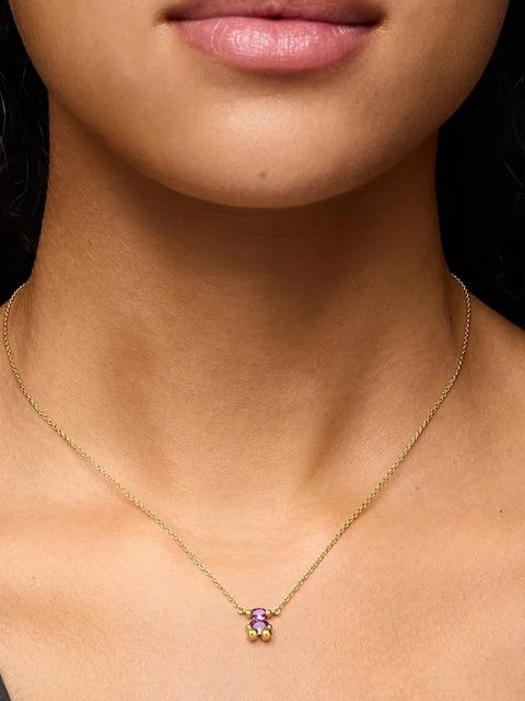 Tous naszyjnik ze srebra pokrytego złotem Bold Bear Lab 1004254300