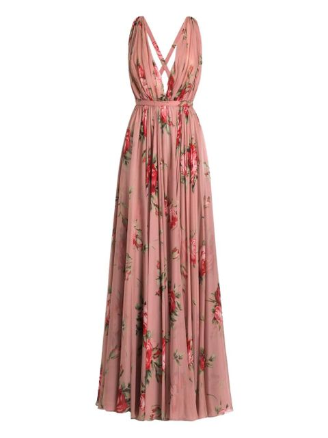 Dolce & Gabbana floral print dress - Pink - zdjęcie produktu nr 1