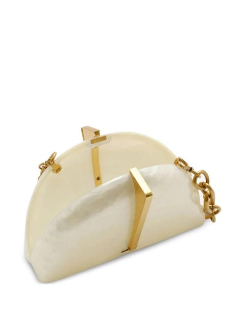 Cult Gaia Laguna clutch bag - Neutrals