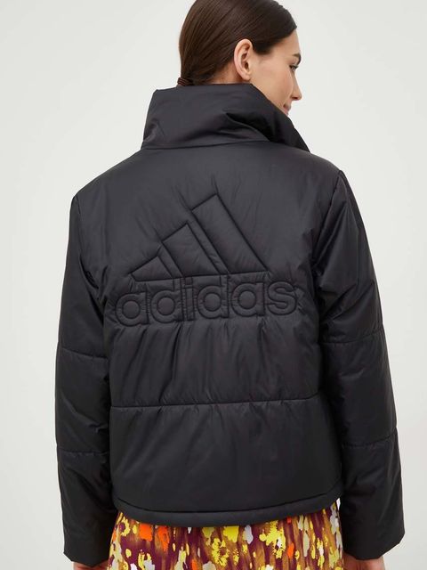 adidas kurtka damska kolor czarny przejściowa HG8757