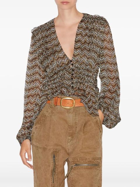 MARANT ÉTOILE Axeline top - Black