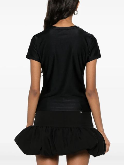 Coperni crystal embellished-logo T-shirt - Black
