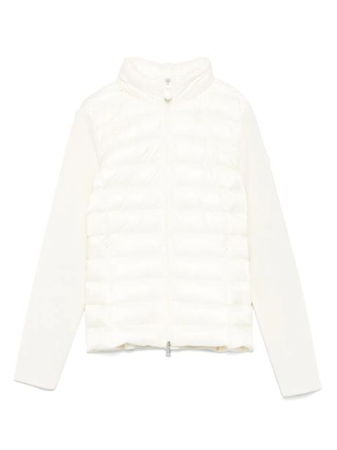 Moncler logo-patch padded jacket - Neutrals - zdjęcie produktu nr 1