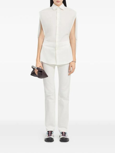 MM6 Maison Margiela sleeveless shirt - White - zdjęcie produktu nr 2